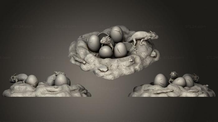 Базы (Гнездо кобольдов, BASES_0033) 3D модель для ЧПУ станка
