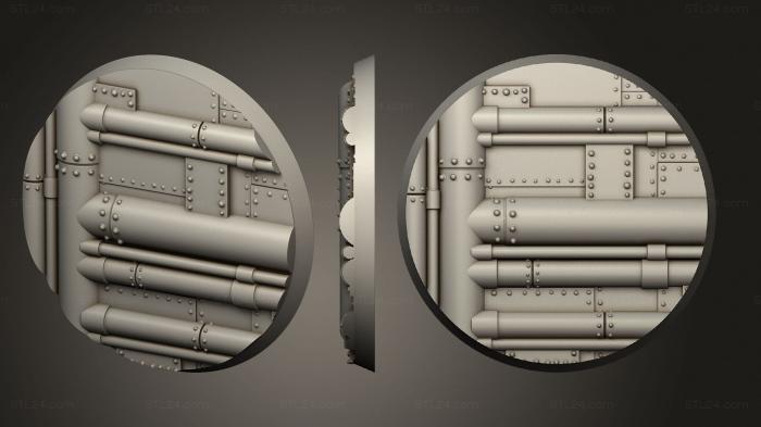 Bases (50mm D, BASES_0190) 3D models for cnc