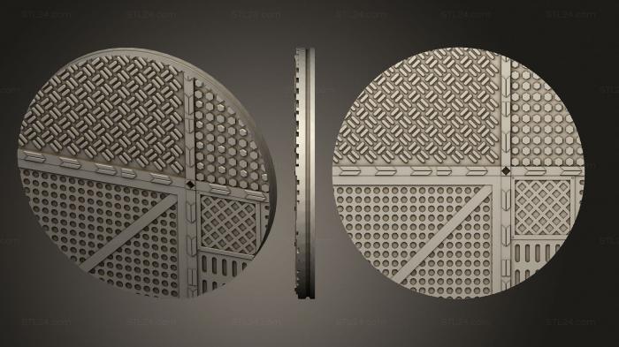 Bases (55mm infinity indr v06, BASES_0208) 3D models for cnc