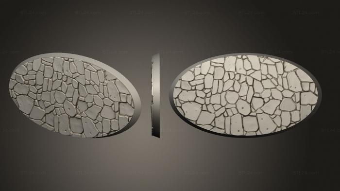 Bases (75x42mm A, BASES_0261) 3D models for cnc