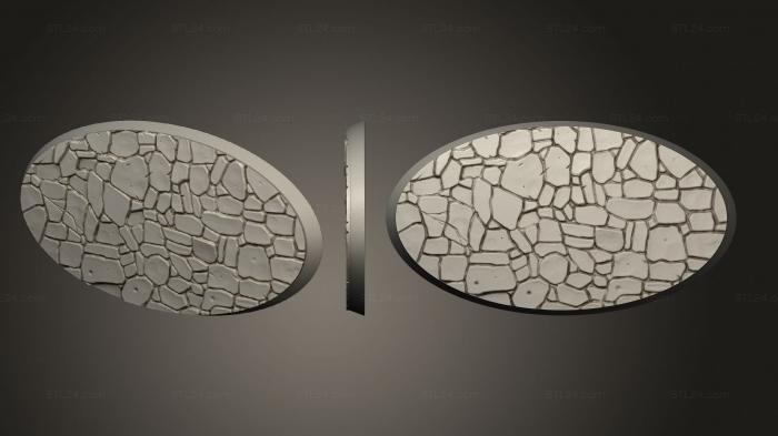 Bases (75x42mm C, BASES_0265) 3D models for cnc