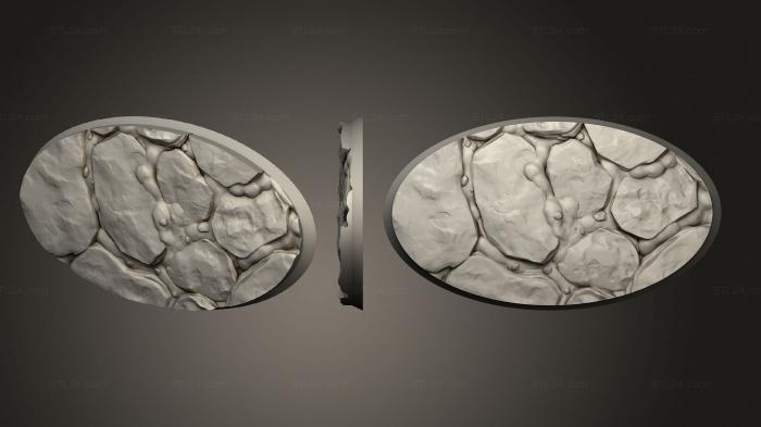 Bases (90x52mm B, BASES_0279) 3D models for cnc