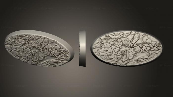 Bases (2550 mm oval plainb, BASES_0303) 3D models for cnc