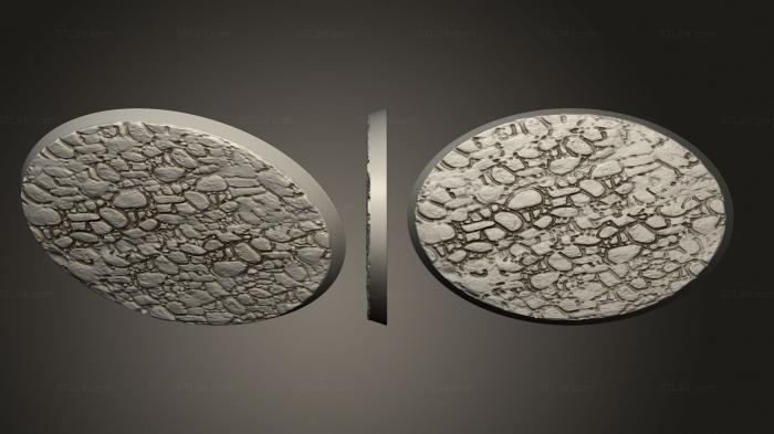 Bases (2550 mm oval rock ground 4, BASES_0306) 3D models for cnc
