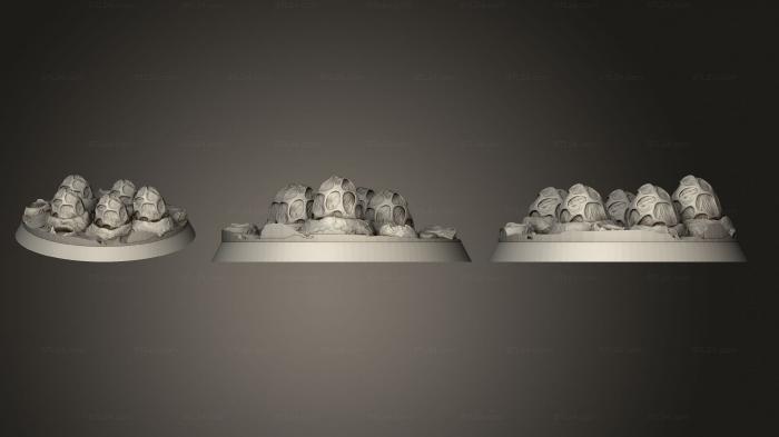 Bases (AH Objectives 4, BASES_0320) 3D models for cnc