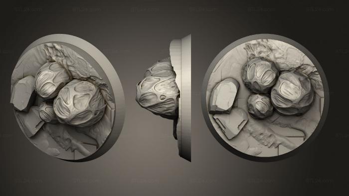 Bases (AH Objectives 5, BASES_0321) 3D models for cnc