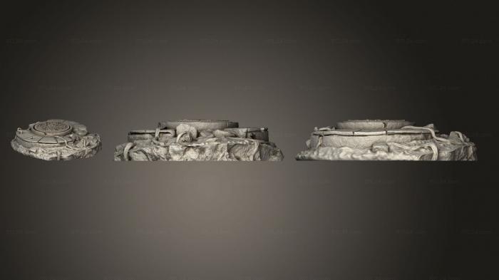 Bases (Ancient Dais, BASES_0419) 3D models for cnc