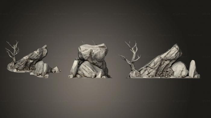 Bases (Ancient Tomb, BASES_0459) 3D models for cnc