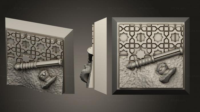 Bases (Arabian Nights Sq 20x20 ver1, BASES_0542) 3D models for cnc