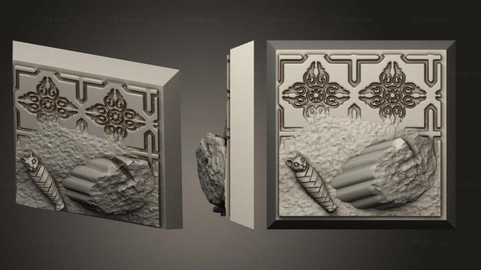 Bases (Arabian Nights Sq 25x25 ver3, BASES_0549) 3D models for cnc