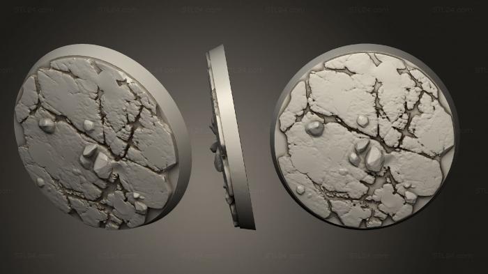 Bases (arid base 35mm, BASES_0563) 3D models for cnc