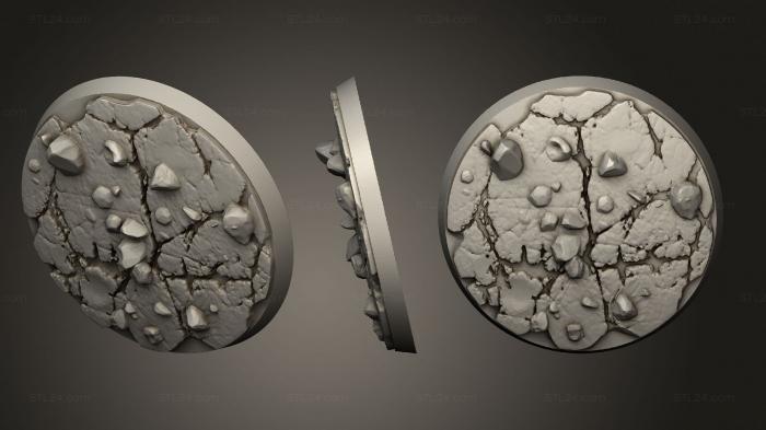 Bases (arid base 40mm, BASES_0564) 3D models for cnc