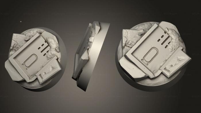 Bases (Armies of the Sands 25 01 004, BASES_0602) 3D models for cnc