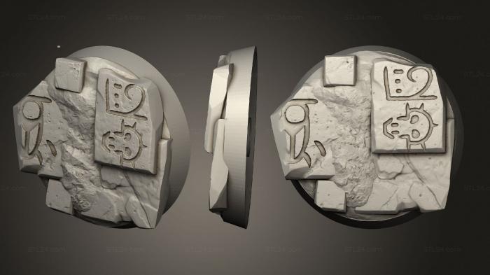 Базы (Армии песков 25 01 013, BASES_0611) 3D модель для ЧПУ станка