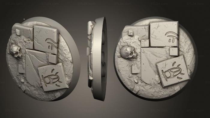 Bases (Armies of the Sands 25 01 018, BASES_0616) 3D models for cnc