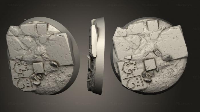 Bases (Armies of the Sands 25 01 019, BASES_0617) 3D models for cnc