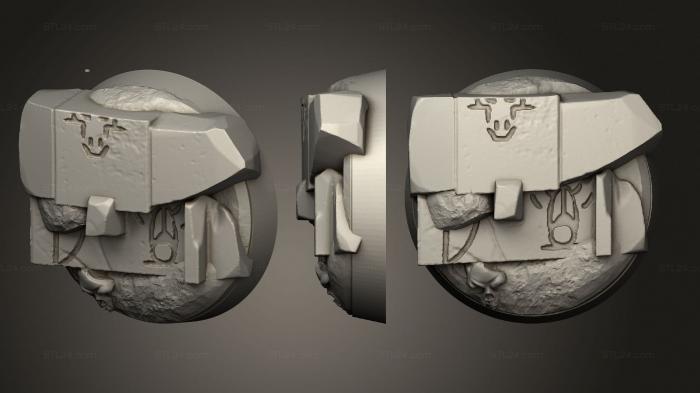 Базы (Армии песков 2501001, BASES_0619) 3D модель для ЧПУ станка