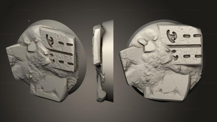 Bases (Armies of the Sands 2501010, BASES_0627) 3D models for cnc
