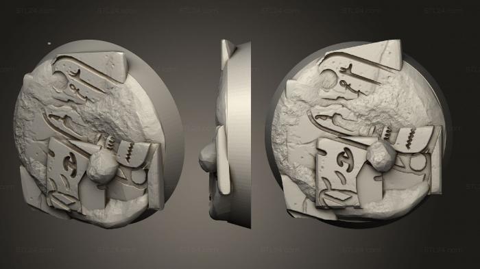 Bases (Armies of the Sands 2501012, BASES_0629) 3D models for cnc
