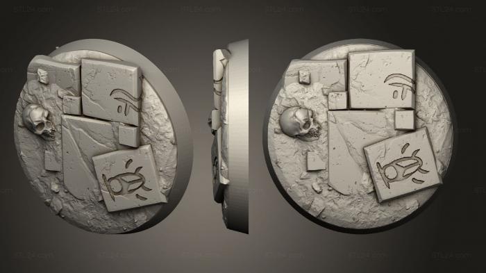 Bases (Armies of the Sands 2501018, BASES_0635) 3D models for cnc