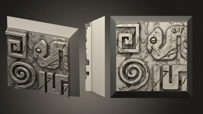 Aztec 25mm square magnet