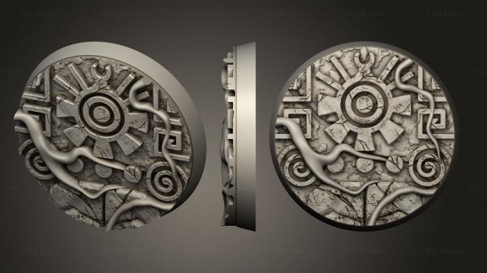 Aztec 40mm round magnet