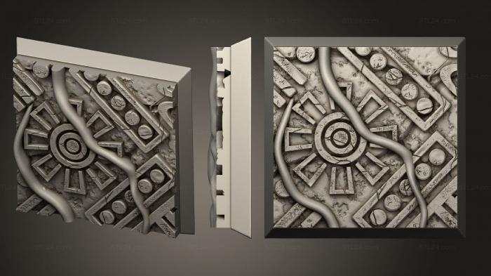 Aztec 40mm square magnet