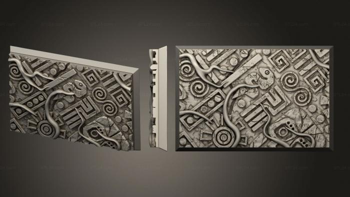 Aztec 50 x 75mm square magnet