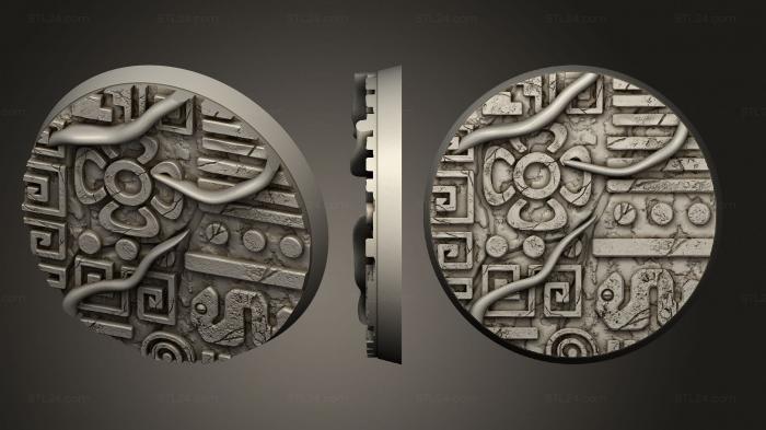 Aztec 50mm round magnet