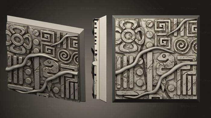 Aztec 50mm square magnet