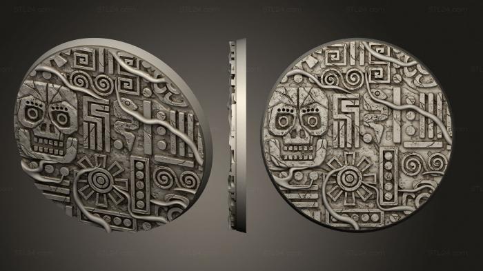 Aztec 80mm round magnet