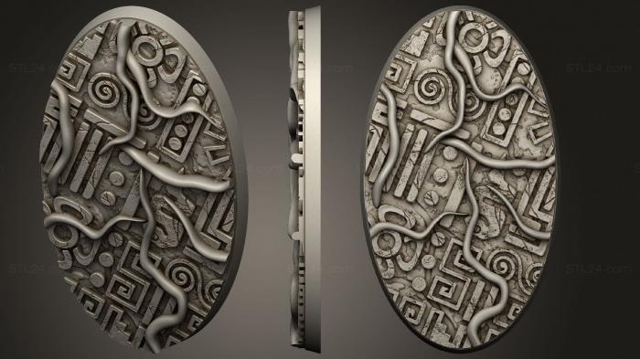 Aztec 90mm oval magnet