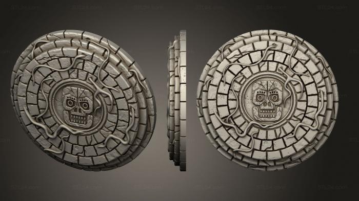 Bases (aztec arc terrain no magnets bottom, BASES_0678) 3D models for cnc