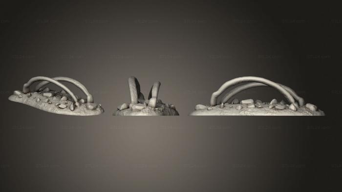 Bases (aztec terrain scatter3 supports, BASES_0681) 3D models for cnc