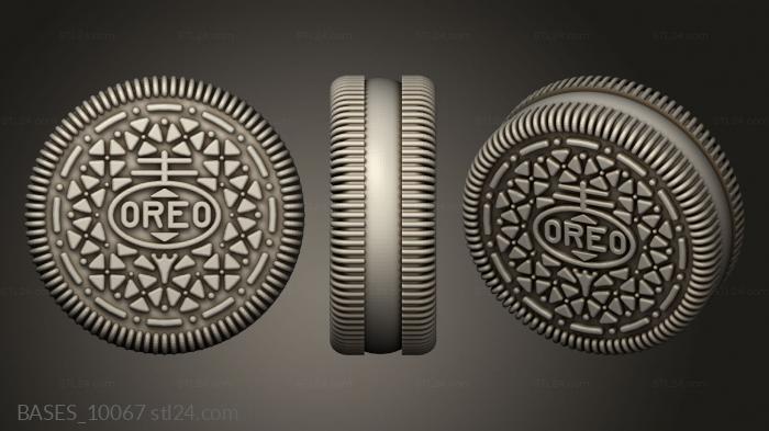 Bases (Oreo Box cookie, BASES_10067) 3D models for cnc