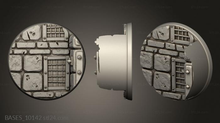 Bases (City PF DIN Display, BASES_10142) 3D models for cnc