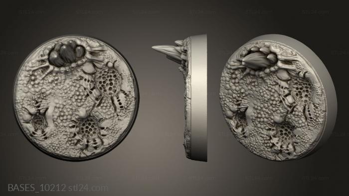 Bases (Plague Demons, BASES_10212) 3D models for cnc