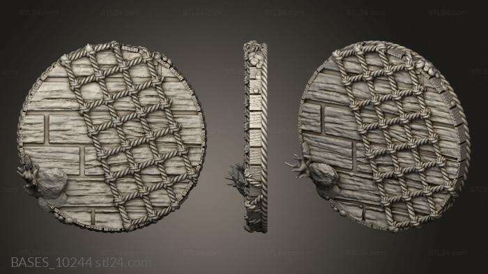 Bases (core box Wh, BASES_10244) 3D models for cnc