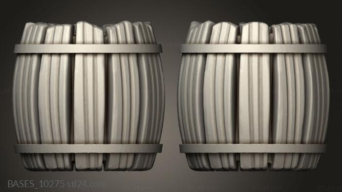 Bases (PYG Wagon barrel, BASES_10275) 3D models for cnc