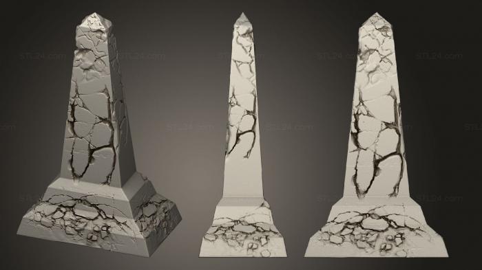Bases (base graveyard scenery a, BASES_1030) 3D models for cnc