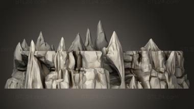 Bases (Raised Caverns, BASES_10300) 3D models for cnc