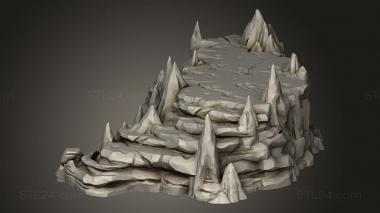 Bases (Raised Caverns, BASES_10304) 3D models for cnc