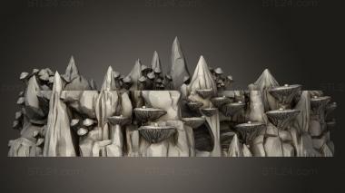 Bases (Raised Shroom Caverns Mushroom, BASES_10306) 3D models for cnc