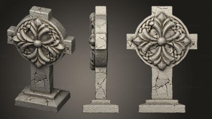 Bases (base graveyard scenery b, BASES_1031) 3D models for cnc