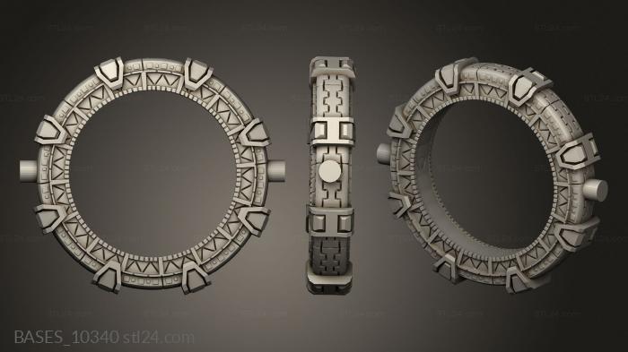 Bases (Ring Big, BASES_10340) 3D models for cnc