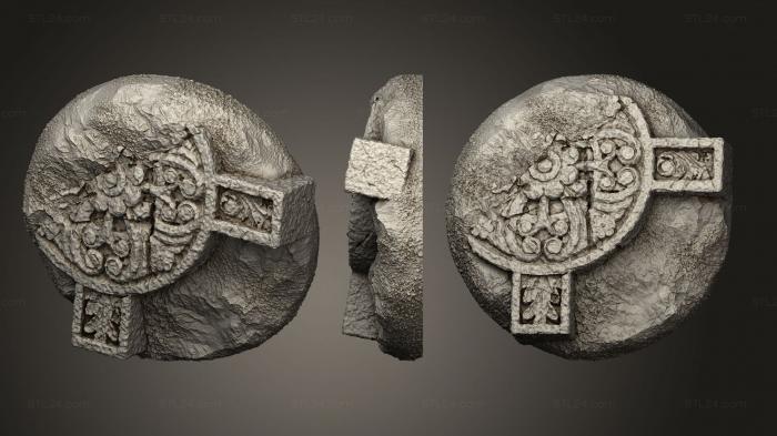 Bases (base graveyard v 2 25mm a, BASES_1040) 3D models for cnc