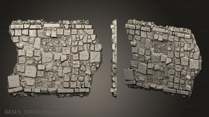 Bases (Roads Ruin Ruins, BASES_10414) 3D models for cnc