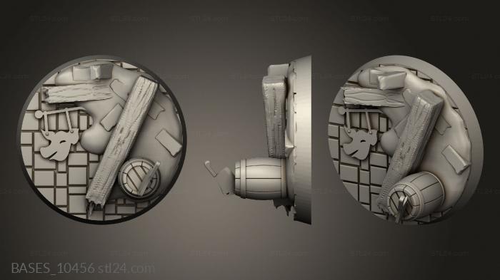 Bases (Ruins core butcher, BASES_10456) 3D models for cnc