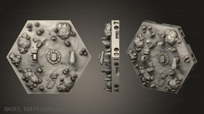 Bases (Ruins TA, BASES_10479) 3D models for cnc