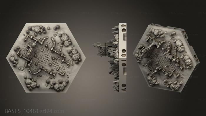 Bases (Ruins, BASES_10481) 3D models for cnc